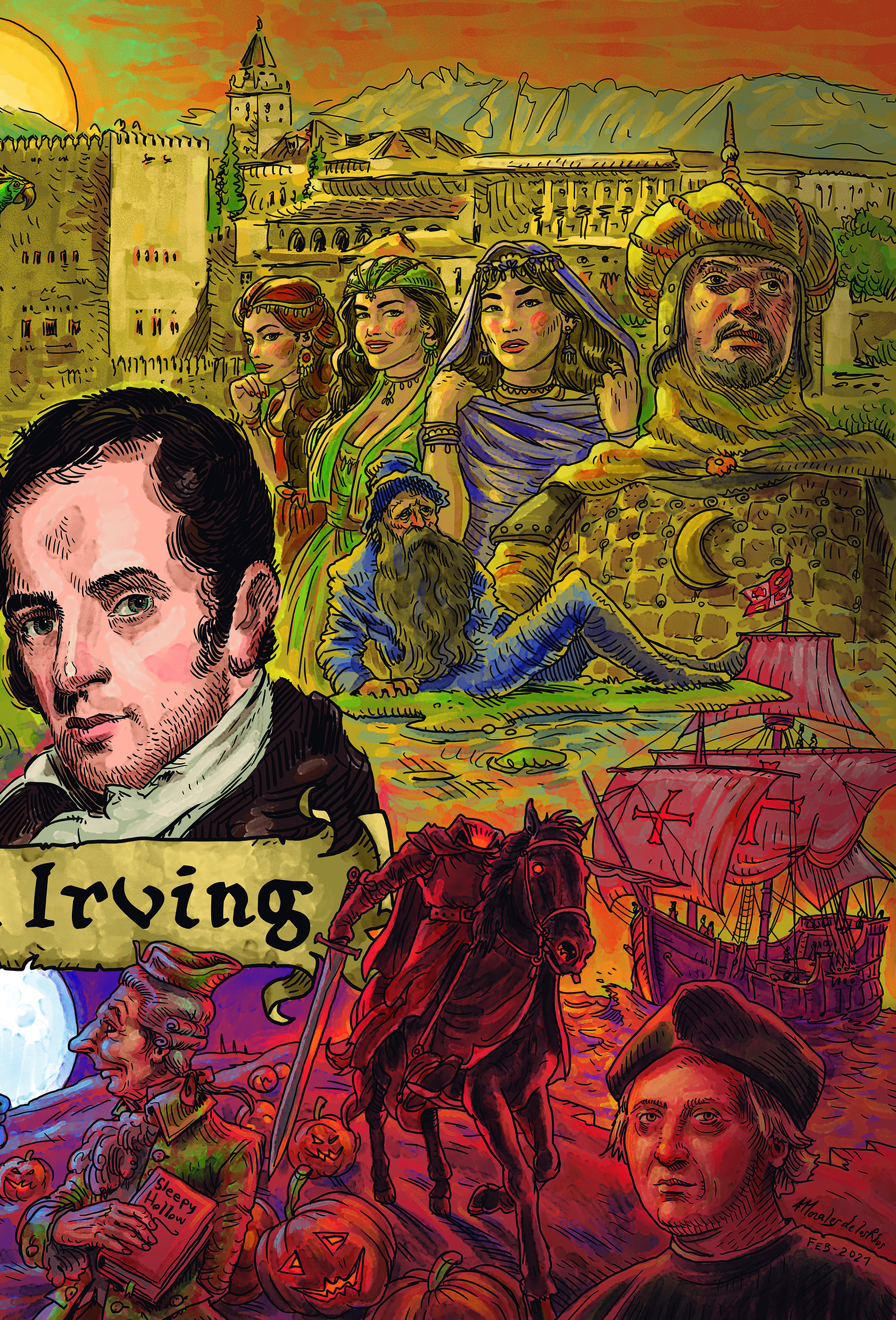 15. Washington Irving (USA) — 5 puntos